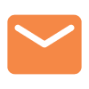 e-mail icon in orange