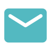 e-mail icon in teal