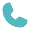 phone icon in teal